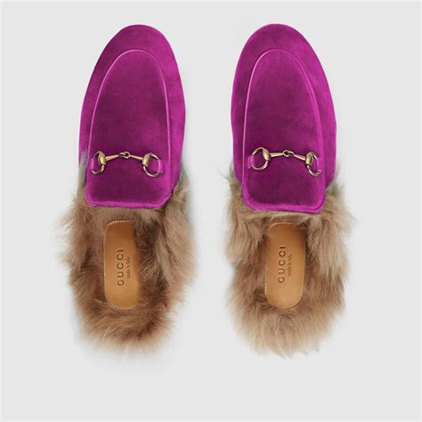 gucci slippers te koop|gucci fur slippers velvet bottom.